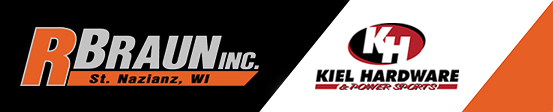 R Braun Inc and Kiel Hardware Logos